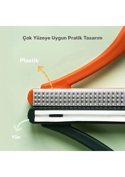 Kedi Köpek Tüy Toplayıcı Çift Taraflı Pamuk Tiftiği ve Tüy Toplama Fırçası (Lacivert) fiyatları