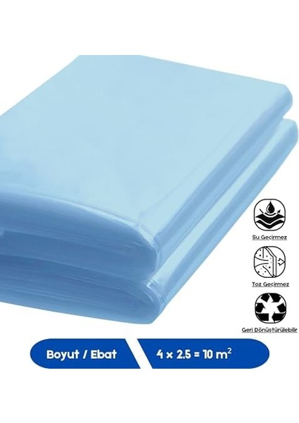 Örtü, Badana ve Boya Için Koruyucu Örtü, Naylon Branda (Kalın, 4 x 2.5 = 10M²) fiyatları