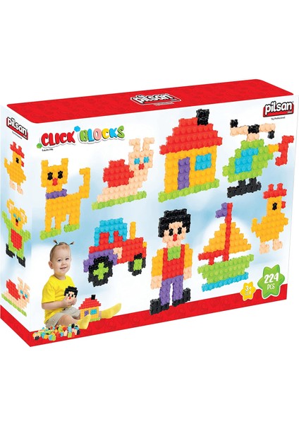 Çit Çit Bloklar 224 Parça