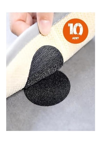 Home 10&apos;lu Halı Kilim Koltuk Örtüsü Sabitleyici Kaydırmaz Cırt Yıkanabilir Kendinden Yapışkanlı Ped Halı Kaydırmaz (20) modelleri