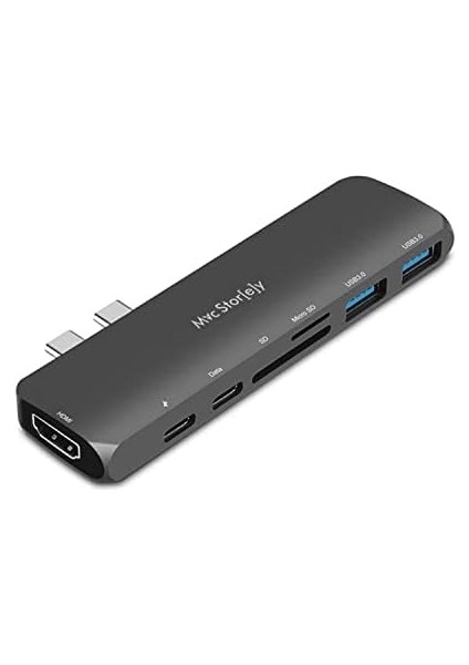 Type-C Adaptör USB Çoklayıcı Type-C Çevirici HDMI Dönüştürücü Data Transferi Destekl Gri fiyatları