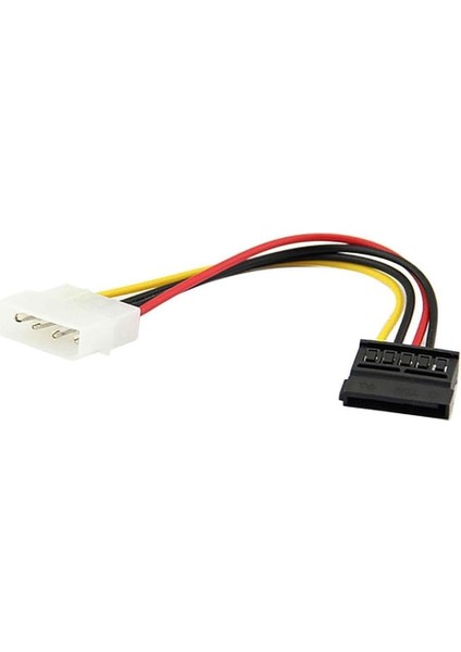 Plus PX-4960 Psu Molex Sata Çevirici, Kasa Içi Hdd/dvd/ssd 4 Pin Molex To Sata Power Güç Kablosu 15 cm