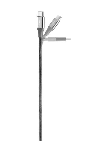 Alumicable Type-C To Type-C 300CM 65W Pd/qc Hızlı Şarj ve Data Kablosu 2DK52UG Uzay Gri fiyatları