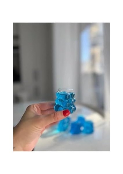 Boncuk Kahve Yanı Bardak 6&apos;lı Mini Üzüm Bardak Boncuk Şekilli Pinterest Bardak 75ML Isiya Dayanikli fiyatları