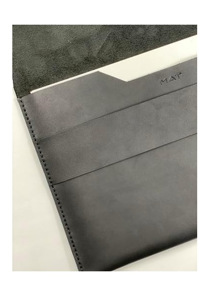 Macbook Air/pro Çanta 13 Inç M1 ve M2 Uyumlu Hakiki Deri Taşıma Kılıfı (Siyah) fiyatları