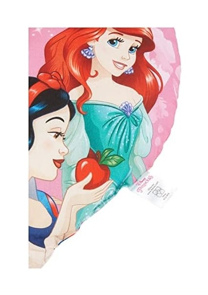 Princess Heart Lisanslı Karakter BASKILI%100 Pamuk Kırlent, Pembe, Kalp 40X40 cm modelleri