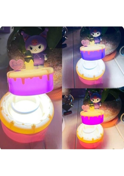 Renkli Sevimli Karakterler Kademeli LED Çocuk Gece Lambası fiyatları