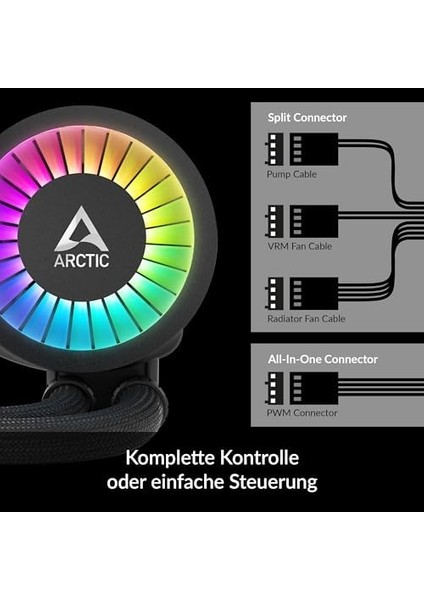 Liquid Freezer Iii - 420 A-Rgb Intel/amd Uyumlu, 420MM Radyatörlü, 3X14CM P14 Pwm Fanlı, Sıvı Işlemci Soğutucu Siyah (AR-ACFRE00145A) modelleri