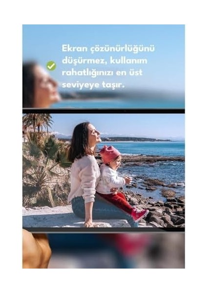 Samsung Galaxy Tab A7 Lite SM-T220 Uyumlu 8.7 Inç Temperli Ekran Koruyucu Kırılmaz Cam Glass T220 T225 T227