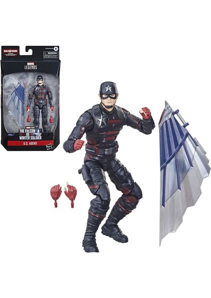 Ngers Marvel Legends Series The Falcon And The Winter Soldier - U.s Agent Aksiyon Figürü