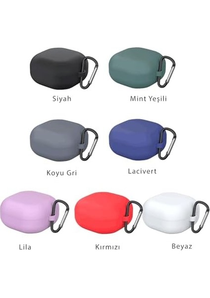 Silikon Koruyucu Kılıf, Galaxy Buds 2 ile Uyumlu (Mint Yeşili) modelleri