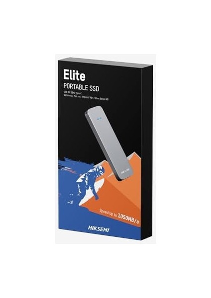 Hs-Essd-Elite-2t (Std) 2tb 1050MB/S-1030MB/S USB 3.2 Gen 2 Type-C Taşınabilir Disk SSD - Gri modelleri