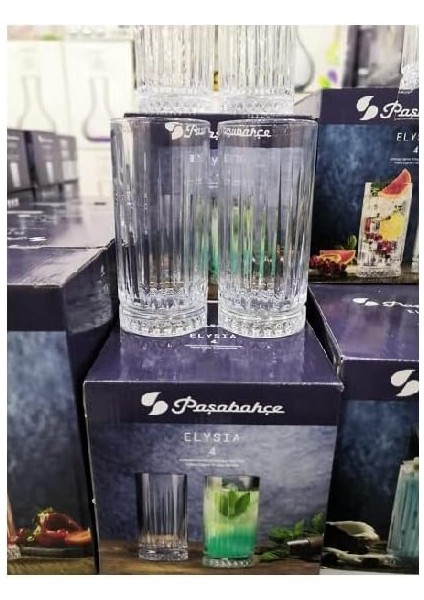 520125 Elysia Su ve Meşrubat Bardağı 280 cc 4 Lü fiyatları