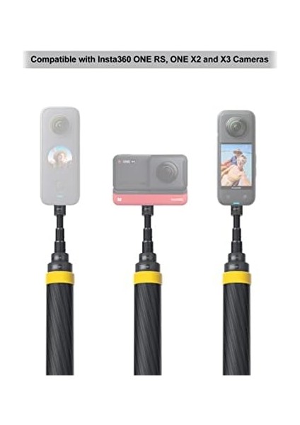 Genişletilmiş Selfi Çubuğu, 3m (Yeni Versiyon) fiyatları