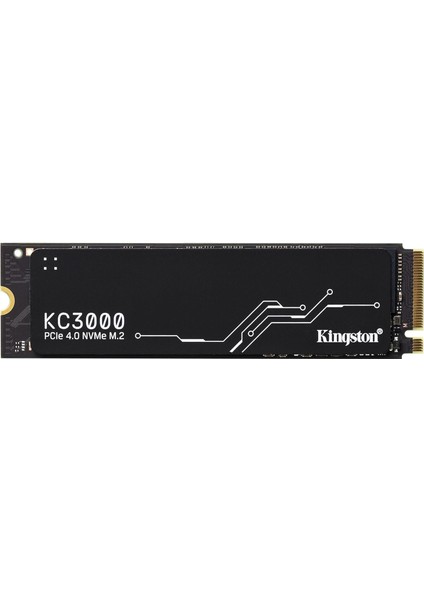 KC3000 Pcie 4.0 Nvme M.2 SSD - Masaüstü ve Dizüstü Bilgisayarlar Için Yüksek Performanslı Bellek, -SKC3000S/512G, Siyah, 512GB