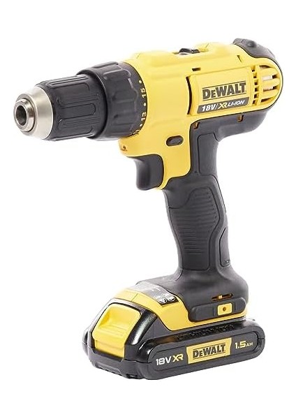 DCD771S2/TR Şarjlı Vidalama/matkap Aleti, 1.5 Ah, 18V, 1500 Dev/dk, 42 Nm Tork, Sarı/siyah fiyatları