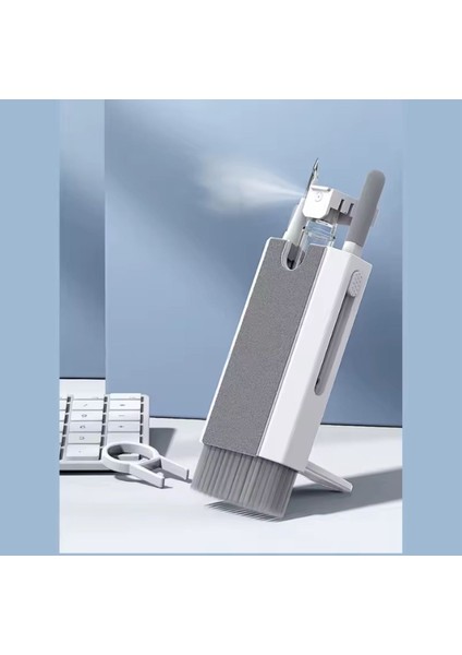 8 In 1 Ekran Temizleme Kiti Bilgisayar Klavye Temizleyici Fırça Kulaklık Temizleme Kalemi Kulaklık Telefon Temizleme Araçları Klavye Tuş Çektirme indirimleri