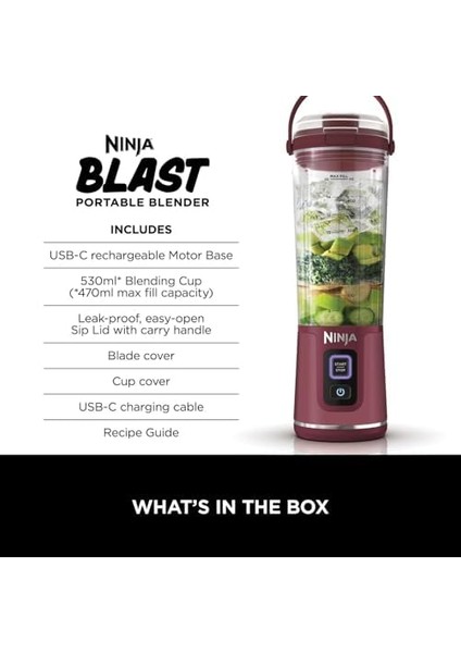 Blast Taşınabilir Blender Koyu Kırmızı BC151EUCR modelleri