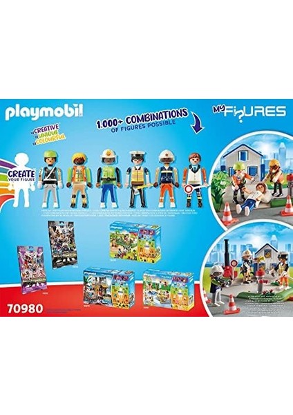 70980 Figürlerim: Kurtarma, Koleksiyon Ürünleri Karışımı ve Eşleştirme Figürleri, Eğlenceli Yaratıcı Rol Yapma, Oyun Setleri 4 Yaş ve Üzeri Çocuklar Için Uygundur fiyatları