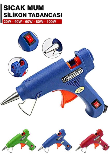 40 Watt Mum Silikon Eritme Tabancası