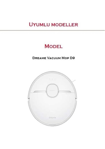 Beyaz Dreame D9 / D9 Max Robot Süpürge Uyumlu 2 Adet 6 Kollu Yan Fırça, 2 Adet Hepa Filtre Seti Dreame D9 / D9 Max ile Uyumlu Yenileme Yedek Seti-4 Parça modelleri