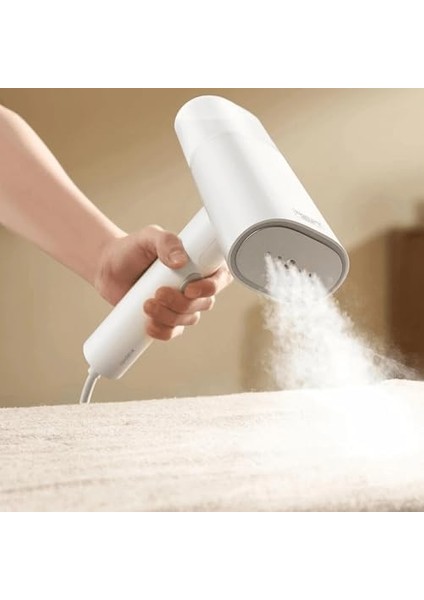 Handheld Garment Steamer Buharlı Kırışık Giderici Beyaz