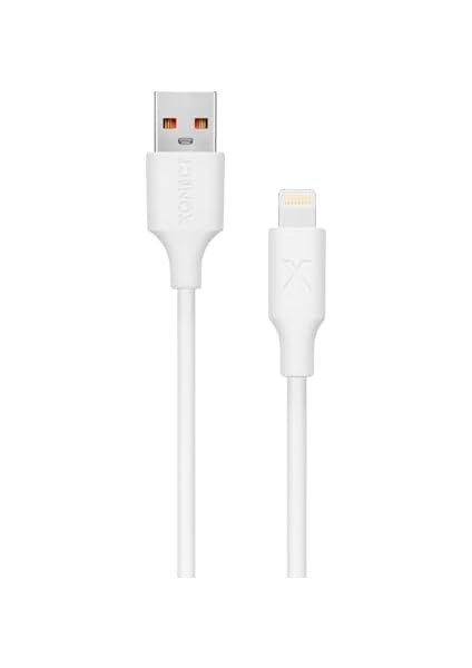 USB To Lightning Uyumlu Iphone Modelleri Için Hızlı Şarj ve Data Kablosu 100 cm (Beyaz) modelleri