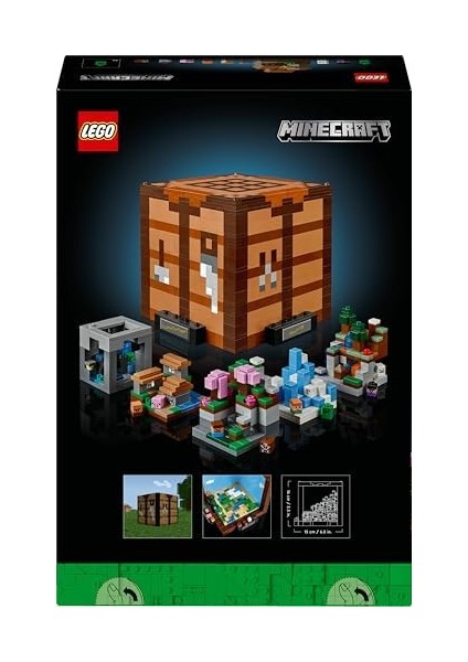 Minecraft Eşya Yapma Masası 21265 - Yetişkinler Için Koleksiyonluk Yaratıcı Model Yapım Seti (1195 Parça) fiyatları