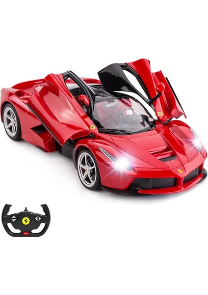 1:14 Uzaktan Kumandalı Araba Ferrari La Ferrari Man Kapı Açılan 2.4 Ghz 4.8V USB Işıklı