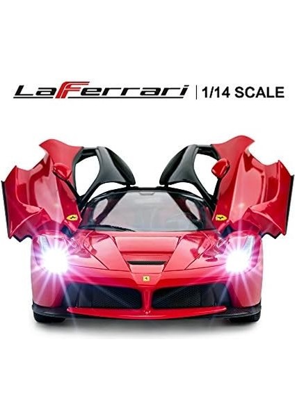 1:14 Uzaktan Kumandalı Araba Ferrari La Ferrari Man Kapı Açılan 2.4 Ghz 4.8V USB Işıklı