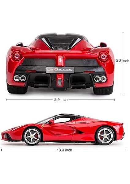 1:14 Uzaktan Kumandalı Araba Ferrari La Ferrari Man Kapı Açılan 2.4 Ghz 4.8V USB Işıklı
