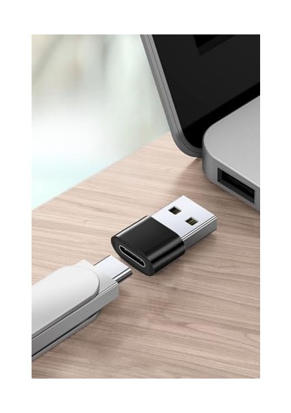 Usb&apos;den Type-C &apos;ye Dönüştürücü Adaptör Veri Aktarımı Sağlayıcı Şarj Data Çevirici fiyatları