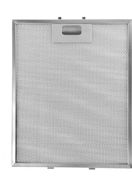 Filtre 25 x 30 cm Üst Alt Çift Tırnaklı (Tirnak Araliği 12.5cm.)| Bosch, Franke, Arçelik Uyumlu Alüminyum Davlumbaz (1 Adet) ||