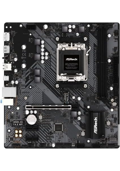 A620M-HDV/M.2 Micro Atx Anakart Amd Am5 Ryzen 8000 ve 7000, Ddr5, 1x M.2 Ssd, Amd Expo, USB Type-C modelleri
