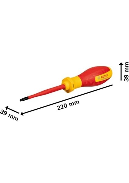 Professional Vde Torx Tornavida Tx 25 x 100MM (1x Tornavida Tx 25 x 100MM) fiyatları