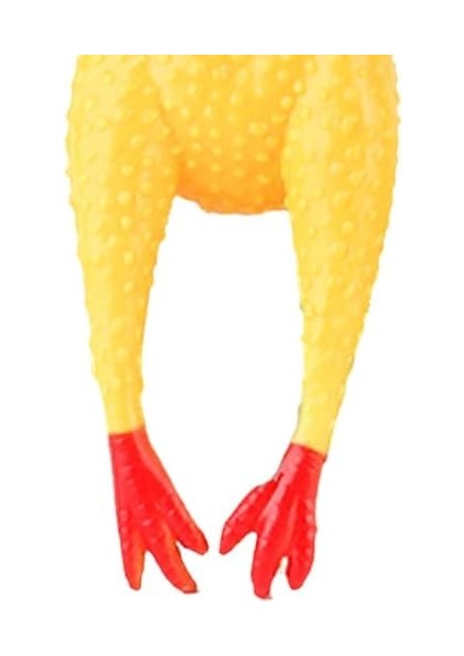 Home Çığlık Tavuk Oyuncak Sarı Kauçuk Squaking Tavuk Oyuncak Yenilik ve Dayanıklı Kauçuk Tavuk Yetişkinler Çocuklar Için Komik Güvenlik Oyuncak Evcil Hayvanlar (30 Cm) fiyatları
