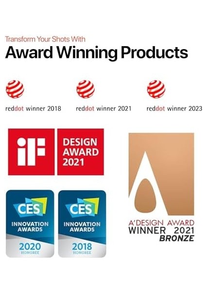 Snapgrip Creator Kit - Snapgrip, Snaplight, Snappod ve Taşıma Çantası Içerir - Manyetik Montaj Her Telefona Takılır | Gece Yarısı modelleri