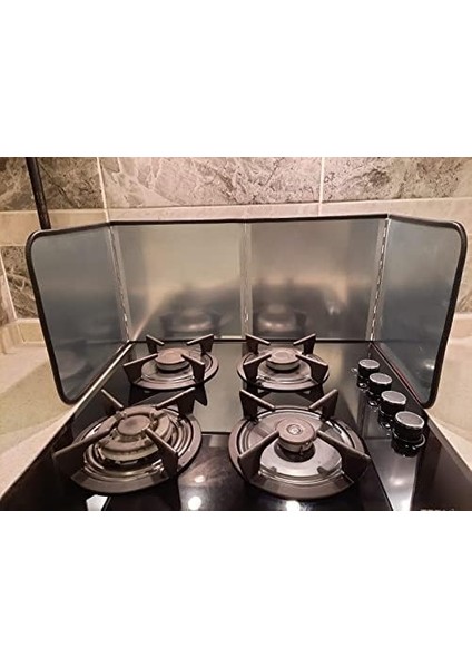 Ocak Arkası Koruyucu Yağ Sıçratmaz Panel Büyük Boy 30+30+30+30 modelleri