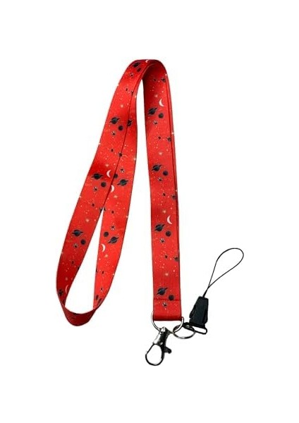 Galaksi Takım Yıldızı Boyun Ipi ve Telefon Askısı Lanyard