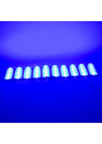 Modül LED 12V 4W Mavi 3030 10 x 53.8mm IP65 260-280LM 180 Derece (5232) fiyatları