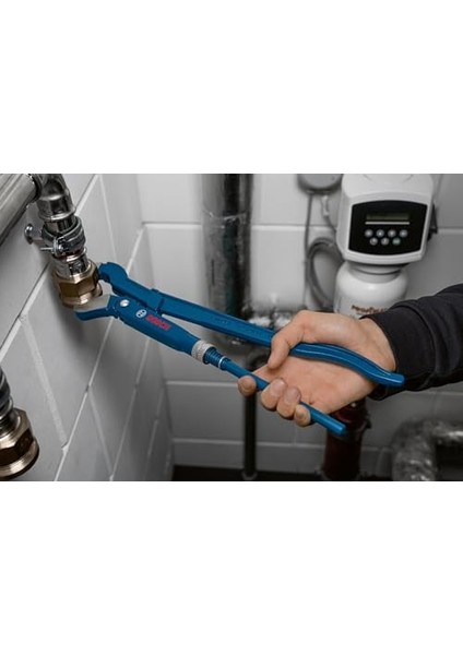 Professional, Köşe Boru Anahtarı 45DERECE 420MM, 1600A02W3T, Mavi fiyatları