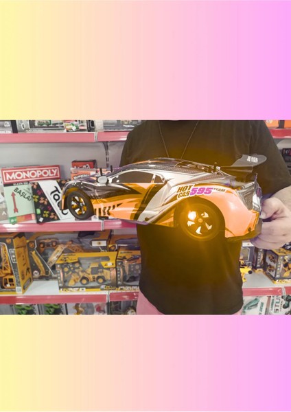 2.4ghz 7.4V 1200MAH 46CM Büyük Boy Yüksek Hızlı Uzaktan Kumandalı Şarjlı Drift Yarış Arabası fiyatları