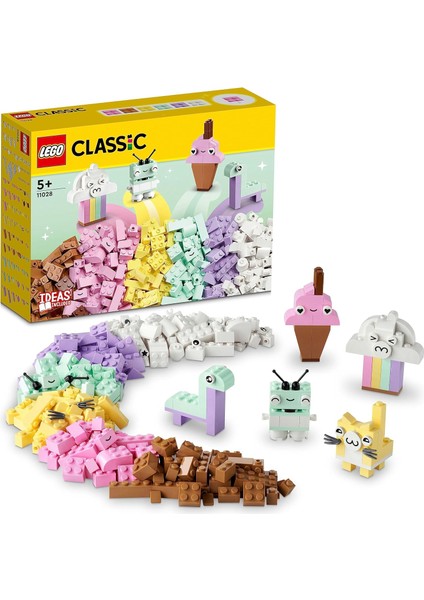 Classic Yaratıcı Pastel Eğlence 11028-5 Yaş ve Üzeri Çocuklar Için Renkli, Yaratıcı, Eğlenirken Öğreten Yaratıcı Oyuncak Yapım Seti (333 Parça)