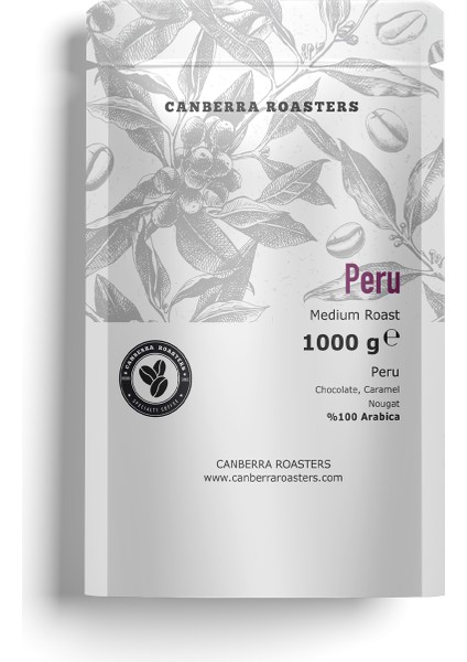Peru – Medium Roast – Kahve Çekirdeği 1 kg