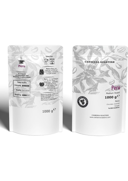 Peru – Medium Roast – Kahve Çekirdeği 1 kg
