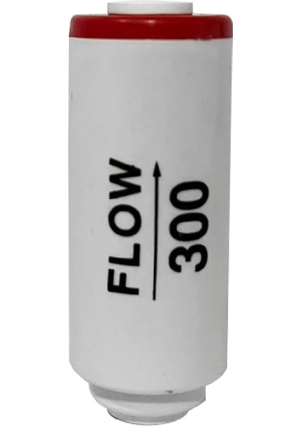 Arıtma Cihazı Flow 300 cc Atık Su Kısıcı, Quick Bağlantılı, Beyaz-Kırmızı