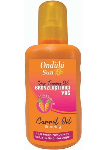 Yoğun Bronzlaştırıcı Yağ 200 ml Havuç Yağlı