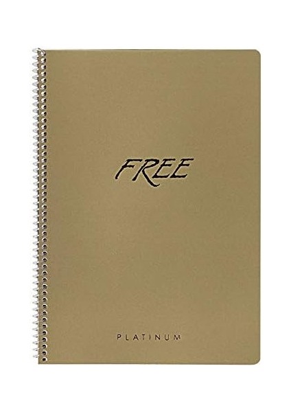 Color A4 Çizgili 80 Yp. Pp Kapak Spiralli Free Platinum Okul Defteri modelleri