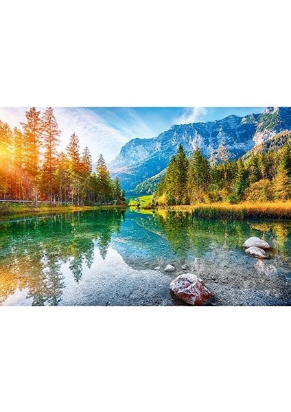 26193 En Kalın 1500 Paket Organik Alpler Bavyera Dağları Yetişkinler ve 12 Yaş Üzeri Çocuklar Için Uft Puzzle Wanderlust: Alplerin Eteğinde, Hintersee Gölü, Almanya fiyatları