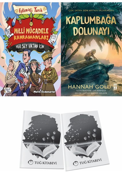 Milli Mücadele Kahramanları Her Şey Vatan Için ve Kaplumbağa Dolunayı + Hediyeli